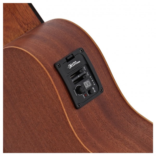 Luna Maluhia Concert Electro Ukulele, Mahogany