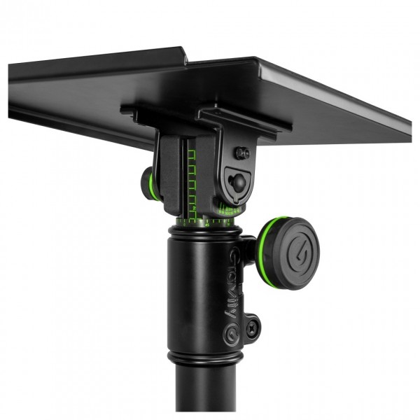 Gravity FT01MB Flexible Studio Monitor Tray for DJ Desk - Hinge