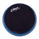 Zildjian Reflex 6'' Conditioning Practice Pad, Blue - Reverse