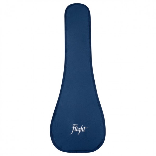 Flight TUC-35 Travel Concert Ukulele, Black - Gig Bag Front