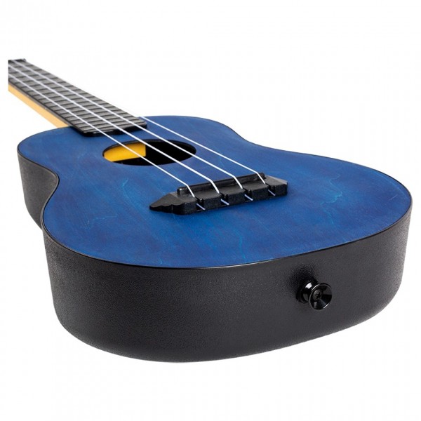 Flight TUC-35 Travel Concert Ukulele, Dark Blue - Bottom