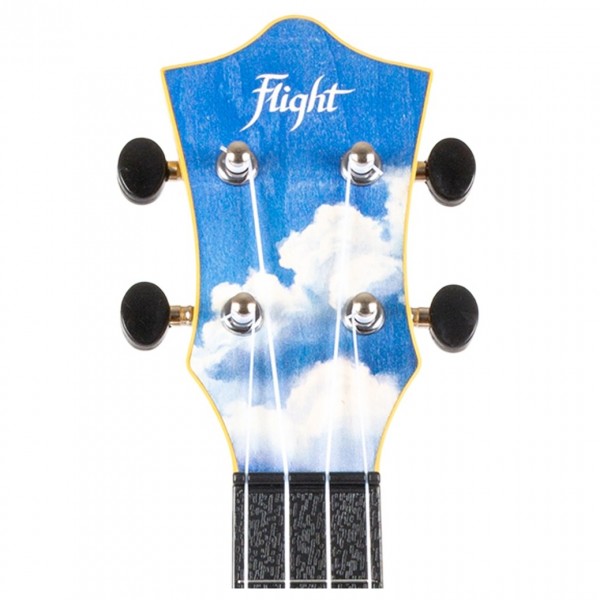 Flight TUC-30 Travel Concert Ukulele, Slovenia - Headstock Front