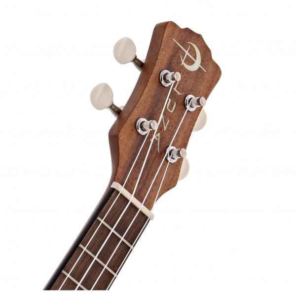 Luna Flamed Acacia Concert Ukulele, Satin Natural