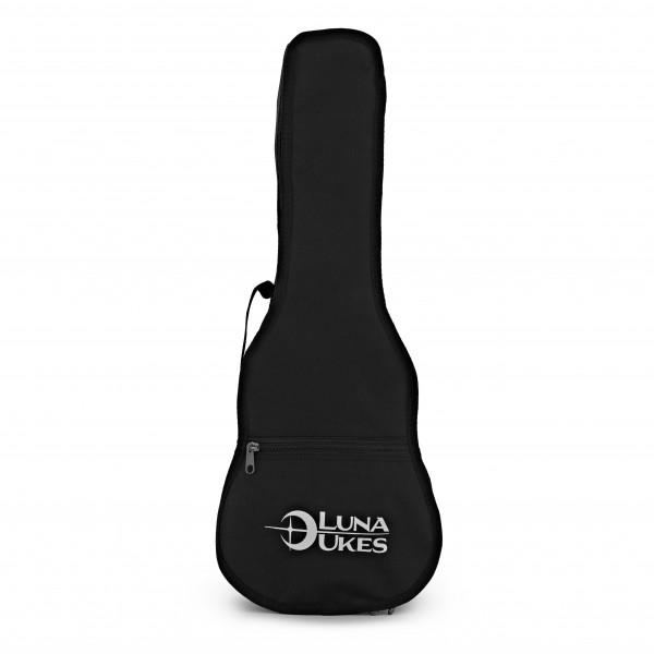 Luna Flamed Acacia Concert Ukulele, Satin Natural