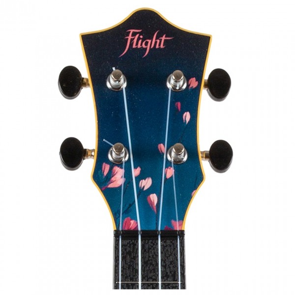 Flight TUC-32 Travel Concert Ukulele, Sakura - Headstock Front