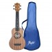 Flight TUS-50 Travel Soprano Ukulele, Walnut gigbag