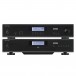 Rotel A11 Integrated Amplifier & CD11 CD Player Hi-fi Bundle, Black Front View
