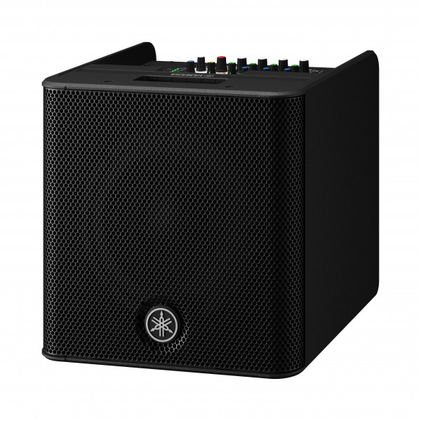 Yamaha Stagepas 200BTR Battery-Powered Portable PA System with Bag - Angled, Left
