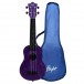 Flight TUS-65 Travel Soprano Ukulele, Amethyst gigbag