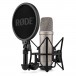 Rode NT1 5th Gen XLR and USB-C Studio Microphone, Silver