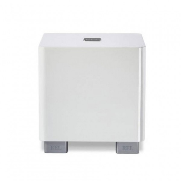 REL T5X Subwoofer, Gloss White - Front