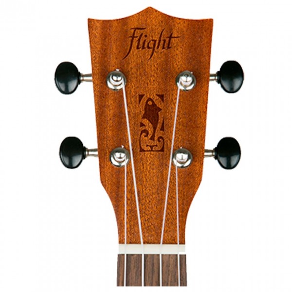 Flight NUP310 Pineapple Ukulele, Sapele - Headstock Front