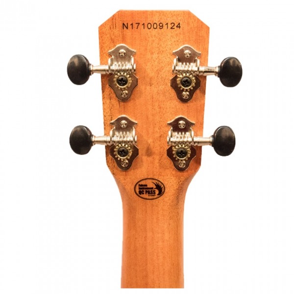 Flight NUT310 Tenor Ukulele, Sapele - Headstock Back