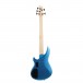 Schecter C-5 Deluxe, Satin Metallic Light Blue back