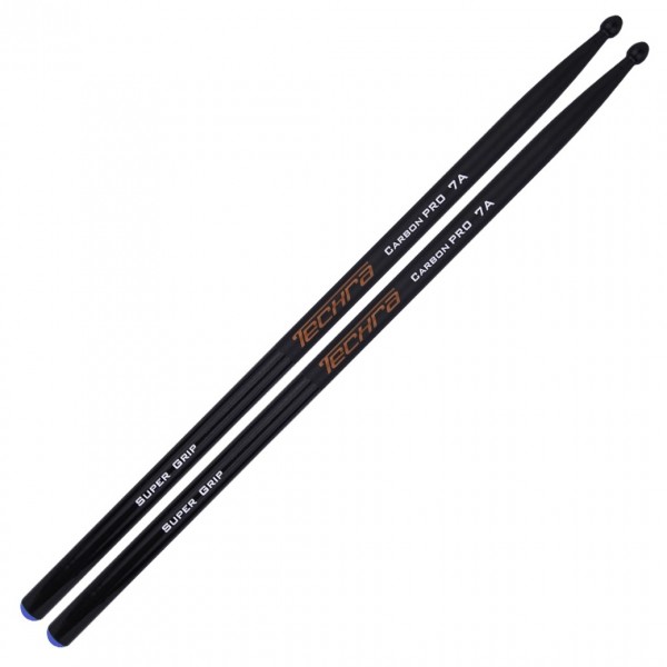 Techra Drumsticks Carbon Pro Super Grip 7A