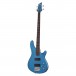 Schecter C-4 Deluxe, Satin Metallic Light Blue upright