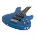 Schecter C-4 Deluxe, Satin Metallic Light Blue 4 