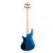 Schecter C-4 Deluxe, Satin Metallic Light Blue back