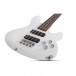 Schecter C-4 Deluxe, Satin White 7