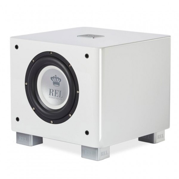 REL T7X Subwoofer, Gloss White - Main