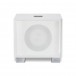REL T7X Subwoofer, Gloss White - Front with Grille