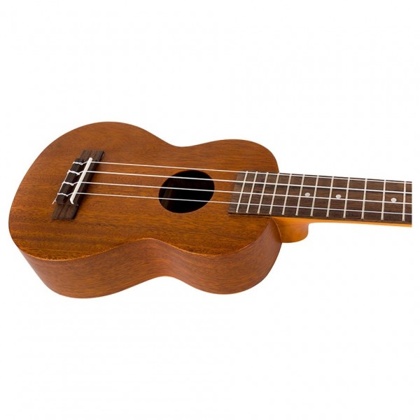 Flight LUS-5 Heritage Soprano Ukulele, Mahogany angle 