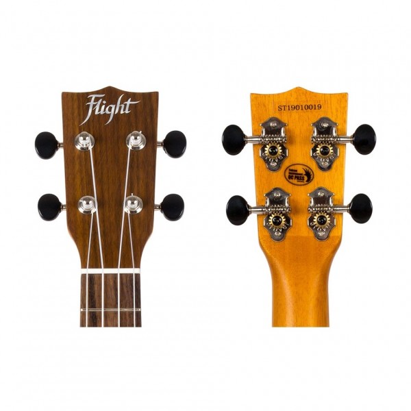 Flight LUS-5 Heritage Soprano Ukulele, Mahogany headstock