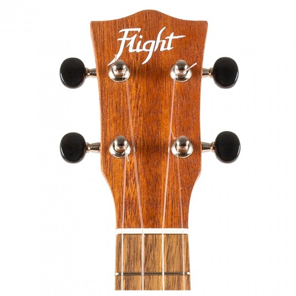 Flight WUS-3 Soprano Ukulele, Mahogany - Headstock Front