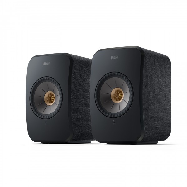 KEF LSX II Wireless Hifi Speaker System, Carbon Black