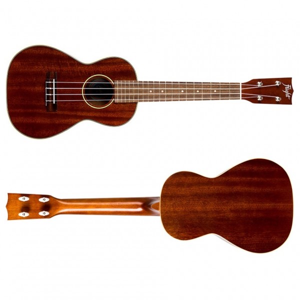 Flight MUC-2 Heritage Concert Ukulele, Mahogany side