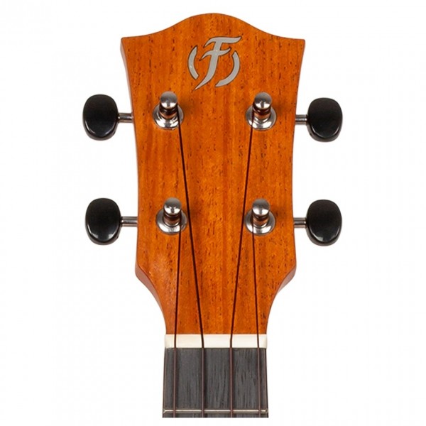 Flight Antonia Concert Electro Ukulele, Mahogany - Headstock Front
