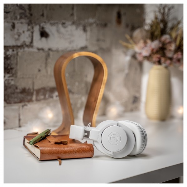 Audio-Technica M20xBT Bluetooth Headphones, White