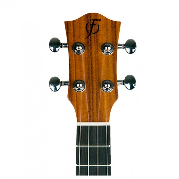 Flight Juliana Concert Ukulele, Acacia - Headstock Front