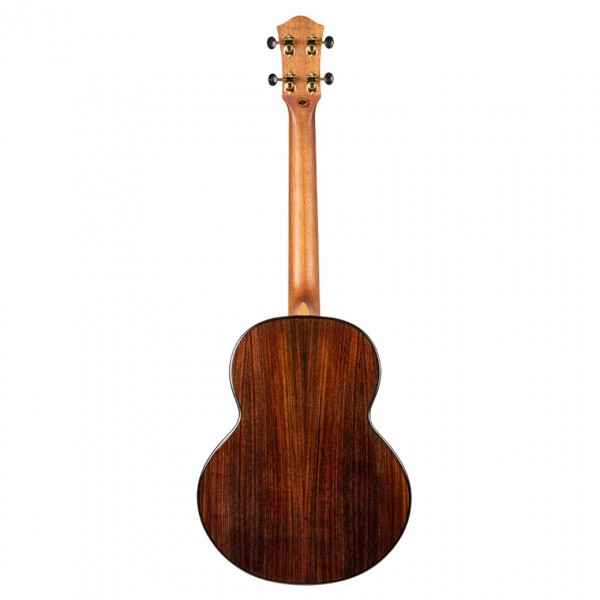 Flight Aurora Solid Top Baritone Electro Ukulele - Back