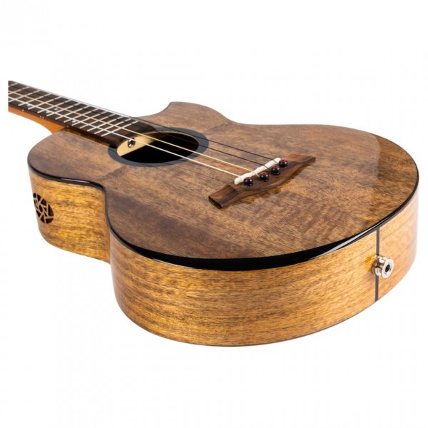 Flight Fireball All Solid Baritone Ukulele - Bottom