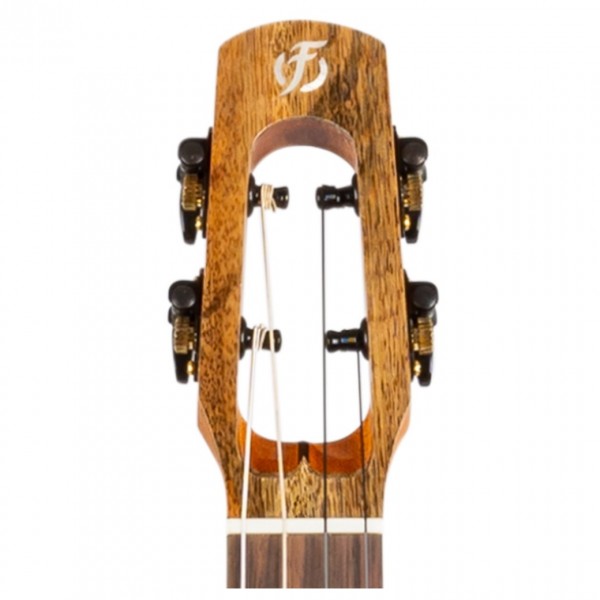 Flight Fireball All Solid Baritone Ukulele - Headstock Front