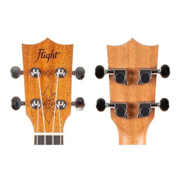 Flight DUS321 Soprano Ukulele, Mahogany headstock