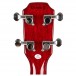 Flight Pioneer Tenor Electric Ukulele, Cherry Red - Headstock Back