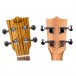 Flight DUS320CEQ Soprano Electro Ukulele, Zeb B&S headstock