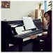 DP-90U Upright Digital Piano by Gear4music, Polished Ebony