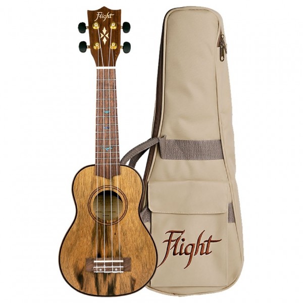 Flight DUS430 Soprano Ukulele, Dao plus bag