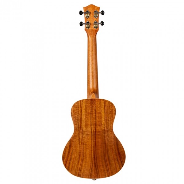 Flight Leia Tenor Electro Thinline Ukulele, Cedar - Back