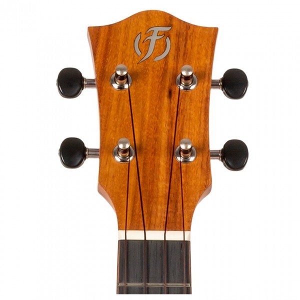 Flight Leia Tenor Electro Thinline Ukulele, Cedar - Headstock Front