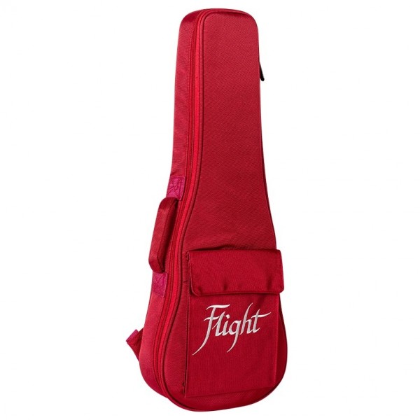 Flight Leia Tenor Electro Thinline Ukulele, Cedar - Gig Bag Front