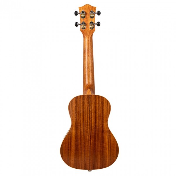 Flight Leia Concert Electro Thinline Ukulele, Cedar - Back
