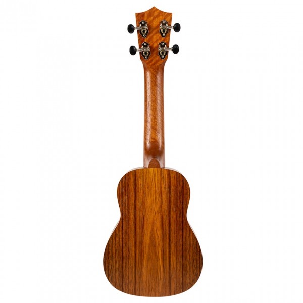 Flight NUS200 Soprano Ukulele, Teak - Back