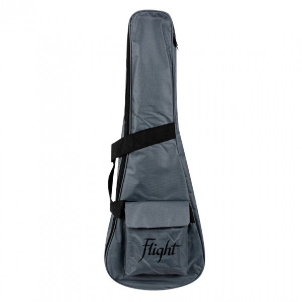 Flight NUS200 Soprano Ukulele, Teak - Gig Bag Front