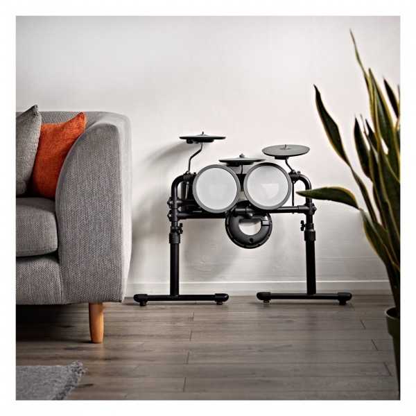 VISIONDRUM Compact Mesh Electronic Drum Kit Amp Pack, Orange