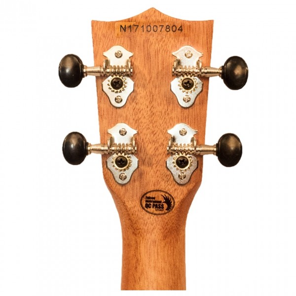 Flight NUS350DC Soprano Ukulele, Dreamcatcher - Headstock Back