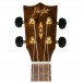 Flight DUC445 Concert Ukulele, Acacia (Gloss) - Headstock Front